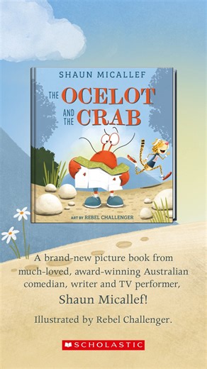 An ocelot can run like the dickens, and this is the tale I must tell, of a race to the face of Mount Olaf against something with pincers and shell... Ocelot may be fast, but he has a lousy sense of direction—he’s Ocelost! Can slow-and-steady Crab map out a better way to win the race? A lively, original retelling of the classic Tortoise and the Hare fable from much-loved, award-winning Australian comedian, writer and TV performer, Shaun Micallef! #Funny #Picturebook #ShaunMicallef | Scholastic Au