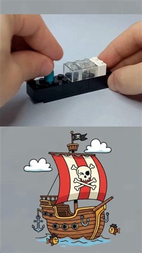 🚢 LEGO Ideas Ship Tutorial #lego #ship #vehicle #tutorial #ideas