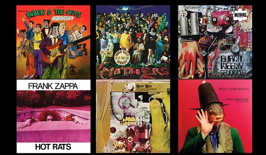 Frank Zappa's Album Covers by Cal Schenkel, part 1: the 1960s