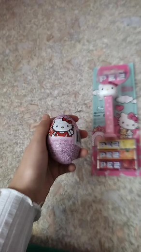 Hello Kitty Chocolate Egg Unwrapping Surprise
