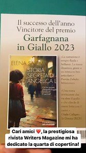 63K views · 82 reactions | Cari amici❤️, la prestigiosa rivista Writers magazine ha dedicato al mio romanzo, “Storia segreta di Angelica Li”, la quarta di copertina.  Se volete acquistare il libro, cliccate su questo link: https://amzn.eu/d/fq75uMy | Il piacere di raccontare | Facebook