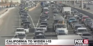 Nevada, California governors announce I-15 widening at state line by spring 2022