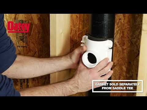 How to Install a Saddle Tee Kit