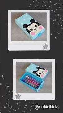 Little Mickey Mouse Pencil Case Cardboard