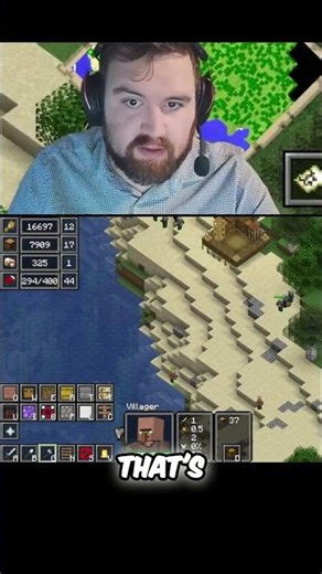 Minecraft Village Defense: Epic Ore Discovery & Beacon Ideas! #shorts