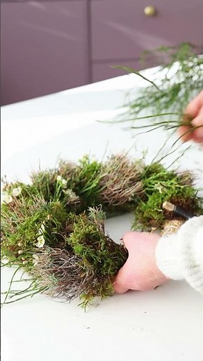Frühlingskranz selber binden🌿 Spring Vibes Kranz DIY🌸