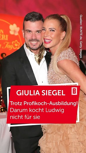 184K views · 224 reactions | TV-Star #GiuliaSiegel ist seit sieben Jahr mit dem Profikoch #LudwigHeer zusammen. ❤️ Wir haben Giulia in #Berlin auf dem #Event „BUNTE Dine & Dance“ getroffen und sie gefragt, ob sie daheim kulinarisch verwöhnt wird. Ihre Antwort hat uns überrascht!  #tvstar #deutschestars #inspiredbybunte | BUNTE | Facebook