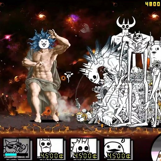 Evolution Canon vs Cat God #bcu #shorts #fanmade #thebattlecats #privatemerchant #catgod