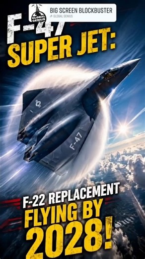 The F-47 Super Jet is Coming: F-22 Replacement Flying by 2028!