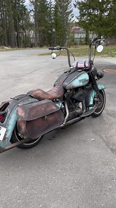 109K views · 4.7K reactions | This was our first bagger build. Hoping to build something similar again soon. #harleydavidson #roadking #cholostyle #vicla #jackdaniels | Dull Boy Customs | Facebook