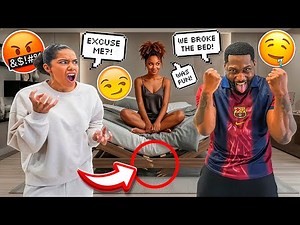 TELLING My WIFE I BROKE A Bed With Another FEMALE! *REVENGE PRANK*