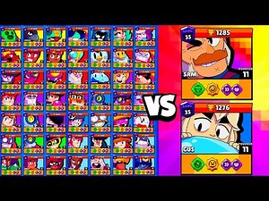 SAM et GUS contre TOUS LES BRAWLERS ! ( brawl stars )
