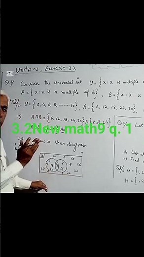 New math 9 | ex 3.2 q.1 to q.2 | 2025 | @KhalidMehmood-sp2ql