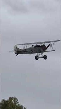 SPAD S VII and Fokker D VII taking off at Cole Palen's Old Rhinebeck Aerodrome, Oct 11, 2025