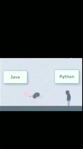 a joke about java and python. java vs python #java #python #joke #meme