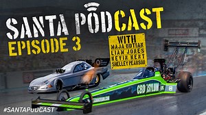 7.4K views · 110 reactions | Santa Podcast Episode 3  and it's the couples special! ❤️ We have Funny Car drivers Kevin Kent and Shelley Pearson  along with Top Fuel driver Liam Jones  and European record holder Maja Udtian   TONIGHT 7pm  https://youtu.be/jW9c8AyE2EM | Santa Pod Raceway | Facebook