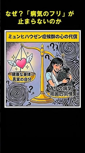 病気のフリが止まらない…「ミュンヒハウゼン症候群」の正体 #心理学 #雑学