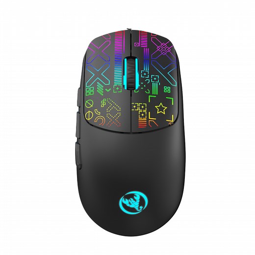 HXSJ A869 Wired Optical Gaming Mouse RGB Backlit Plug and Play USB Programmable 6 Buttons Ergonomic Right Users Stock