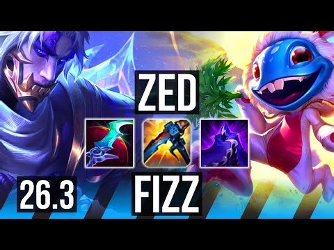 ZED vs FIZZ (MID) | KR Master | 26.3