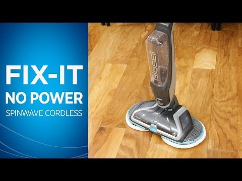What to do if Your BISSELL® SpinWave® Cordless Hard Floor Spin Mop has No Power