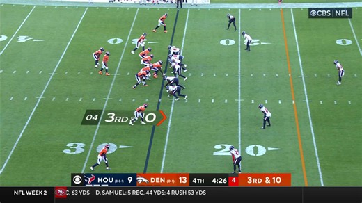 Russell Wilson trips over his own feet on third-down sack