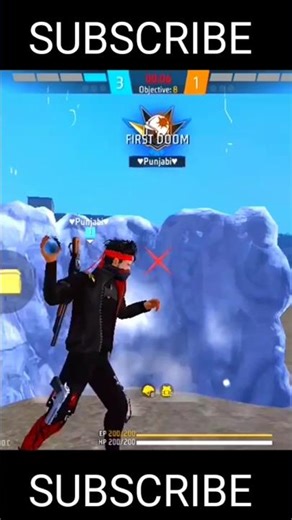 free fire Hacker gameplay 😈 #freefirehighlights