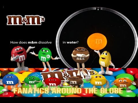 "Colorful Chemistry / How m&m's Dissolving in Water is Stunning in 4K Detail"
