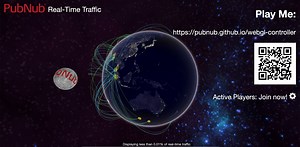 https://buff.ly/3DlvKbT Did you know you can take a "global" look at all the real-time traffic that PubNub handles? It's true! Click the link and check it out for yourself! (You can even scan the QR code to make it interactive 😉) | PubNub
