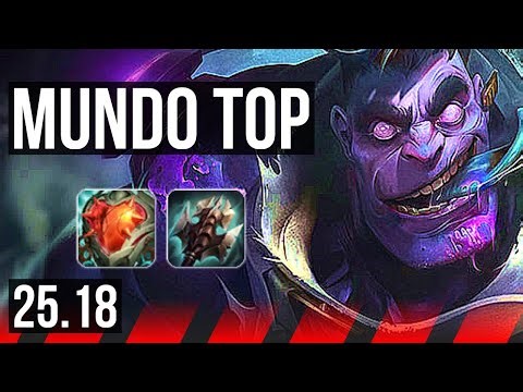 DR. MUNDO vs SHEN (TOP) | 700+ games | KR Master | 25.18