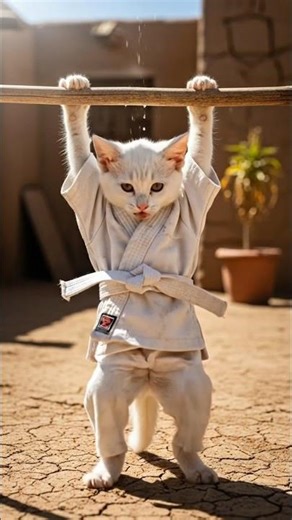 POOR CAT CHALLENGES PRO BOXER TO A FIGHT!!?? #cat #catstory #shorts