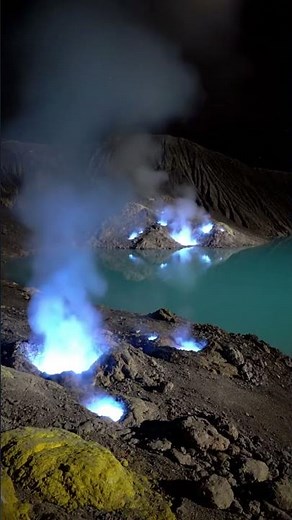 “Mystic Calm of Mount Ijen | Relaxing Volcano Scene”