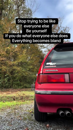 Video probably won’t go far but it’s the truth. So sick of all these people building the same shit as everyone else and everyone acting the same…real life isn’t all about the algorithm. We have limited time you might as well enjoy it. #motivation #life #bedifferent #carsoftiktok #fypシ