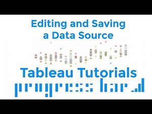 Tableau Tutorials - Change and Save a Data Source
