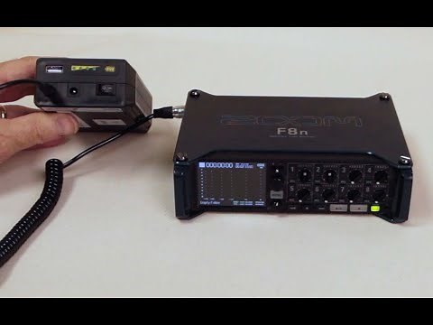 Setting up a Zoom F8n to record