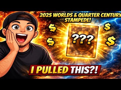 Opening Yu-Gi-Oh 2025 World Championship Packs + Quarter Century Stampede + MORE … INSANE Pulls?!