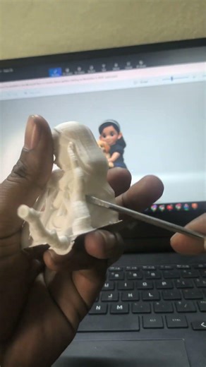 3D Printing a Super Cute Girl & Golden Puppy Keychain 🐾 made for my kodal pilla our little princess