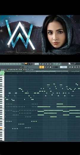 Alan Walker Alone FL Studio Codes Music Tutorial MIDI Music