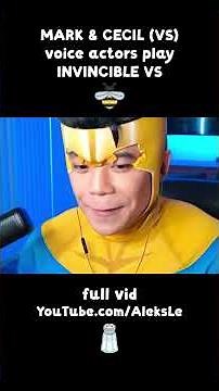 CECIL & MARK (VS) Voice Actors Play INVINCIBLE VS