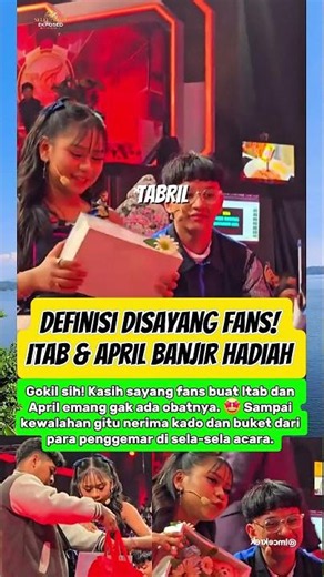Definisi Di Sayang Fans Itab April Banjir Hadiah #aprilda7 #itab #hadiah