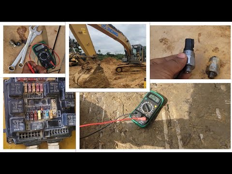 XCMG ENGINE AUTO IDLING NOT WORKING | EXCAVATOR ACCELATOR NOT WORKING | AXIL DIAL NOT WORKING, INDER