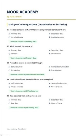 Statistics MCQs Made Easy! 📊 | Test Your Knowledge