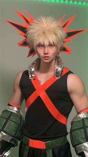 Mowgli 🦧🌴 on Instagram: "Bakugo Cosplay with Filmora Desktop 💻 @filmoraofficiel #bakugo #mha #cosplay #filmora"