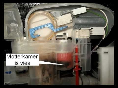 vaatwasser blijft pompen