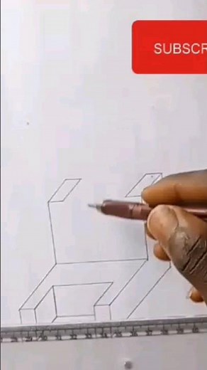 How To Draw In 3D On Paper (Oblique Drawing Tutorial)