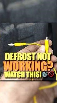 F-150 Rear Defrost STOPPED Working 😱 (Easy Fix!) #reels #fordvehicle #fordtrucks