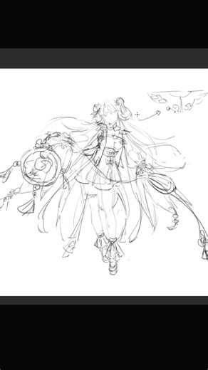 Character sketching#character design#digitalart#speedpaint#drawing#howtodraw#drawprocess#sketching