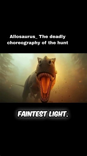 Allosaurus The deadly choreography of the hunt