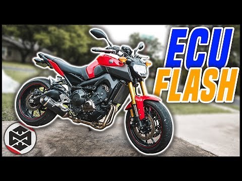 MT-09 Gets an ECU FLASH!! (First Ride OMG)