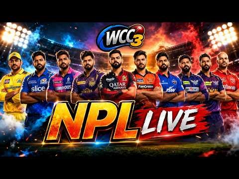WCC3 NPL Live 🔥 Real Cricket Gameplay | Full Match Stream
