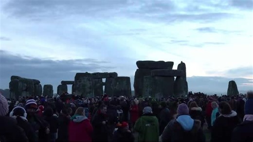 Winter solstice marked by magical sunrise celebrations at Stonehenge